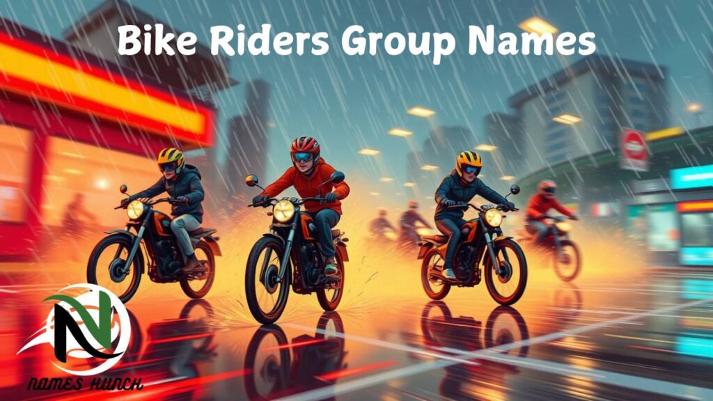 Bike Riders Group Names