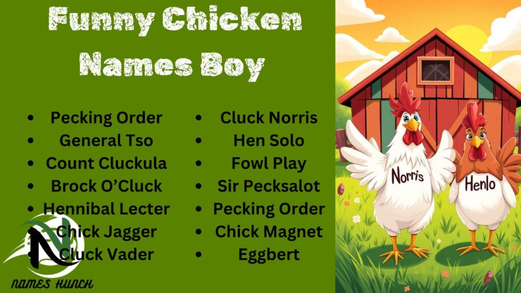 Funny Chicken Names Boy 