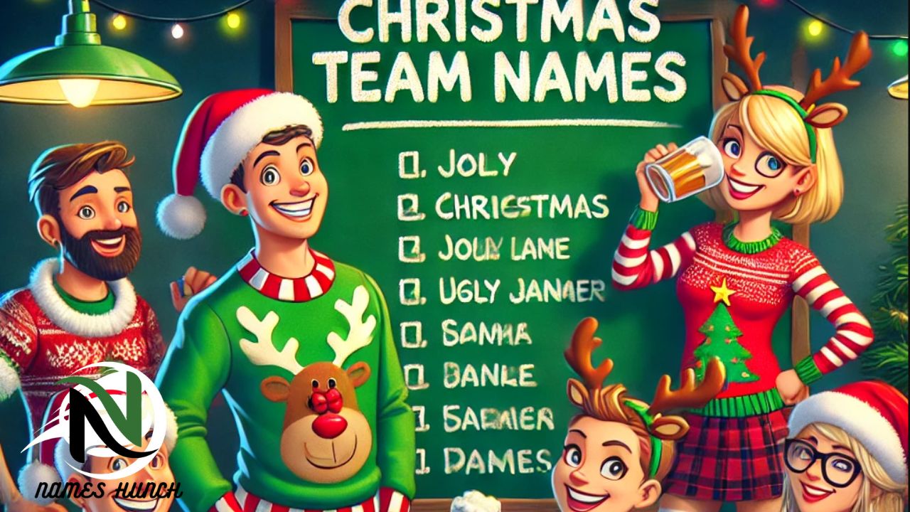 Funny Christmas Team Names (Cool, Creative & Funny)