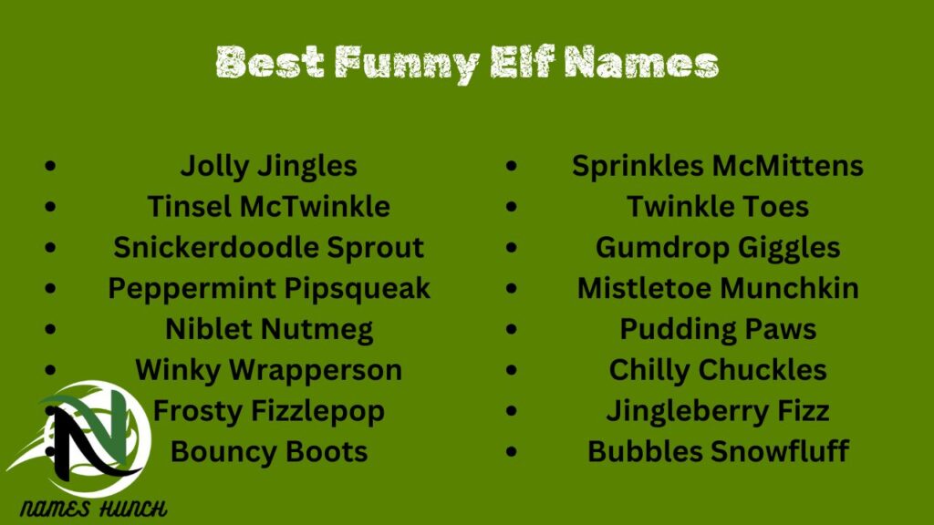 Best Funny Elf Names