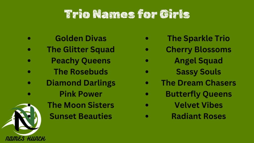 Trio Names for Girls