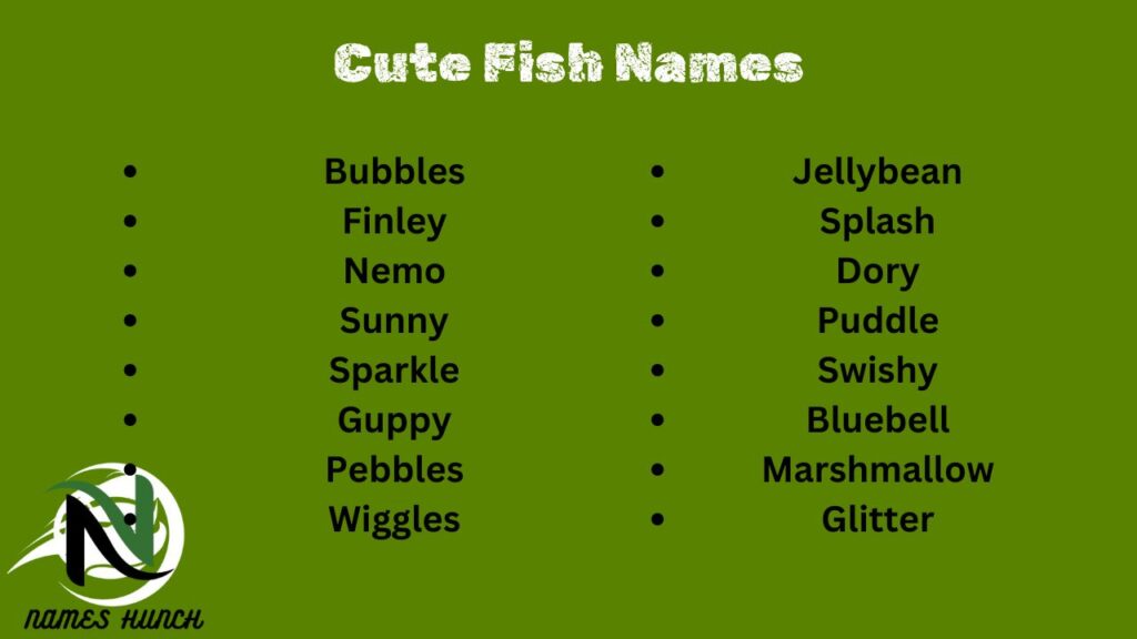 Cute Fish Names