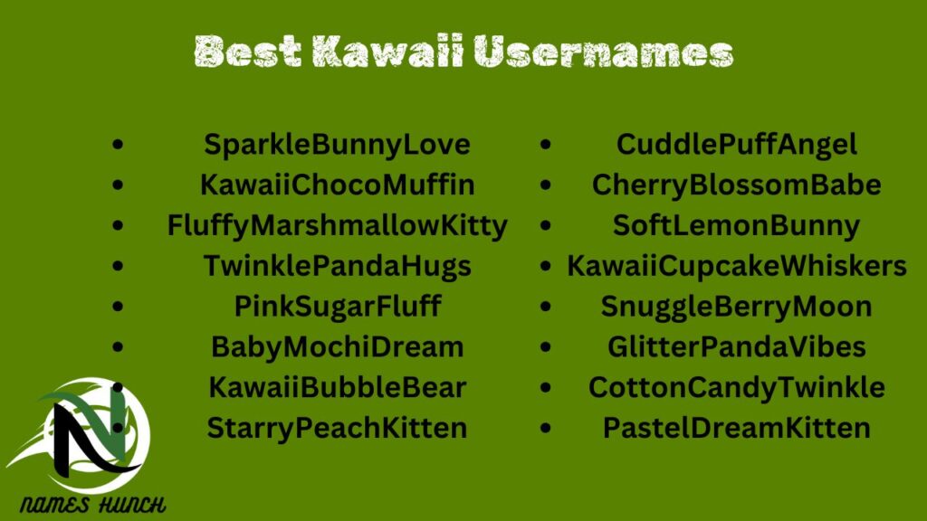 Best Kawaii Usernames